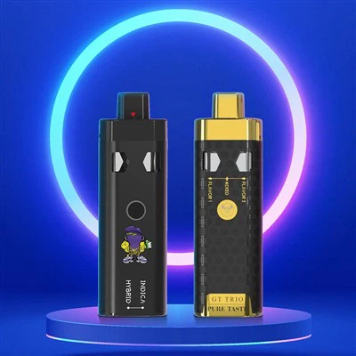 ویپ های یکبار مصرف 2G با عملکرد پیش گرمایش برای روغن رزین زنده مقطر دلتا THC ضخیم